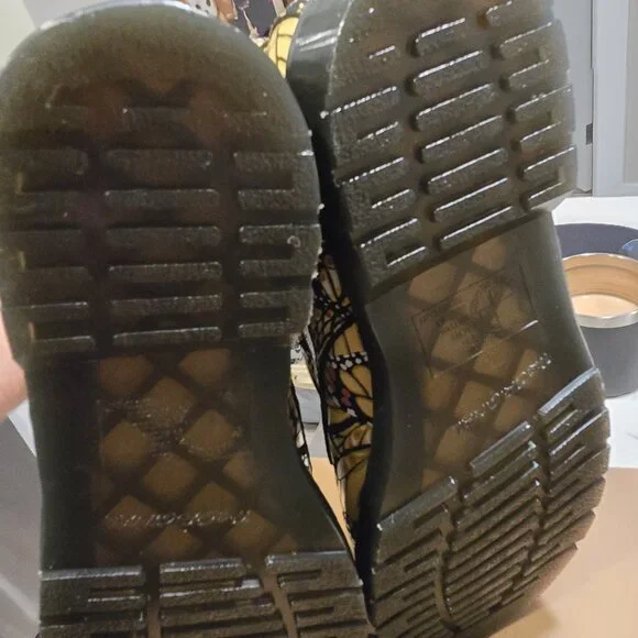 Dr. Martens 1460 Butterfly Print Suede Boots Men's Size 10 RARE NEW - Picture 8 of 16